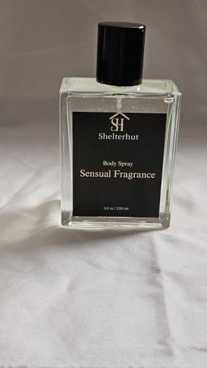 Body Spray, Sensual Scent, 3.4 Fl Oz, Square Bottle Shelterhut Sensual Body Spray – Long-Lasting Fragrance, 3.4 Fl Oz Square Bottle