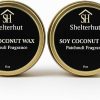 Shelterhut Gold Patchouli Shelterhut Gold Patchouli Scented Soy Coconut Blend Candle – 6 oz Travel Tin (2 Pack)
