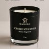 Shelterhut Winter Scented Candle – Soy Coconut Blend, 11 oz Black Glass Tumbler