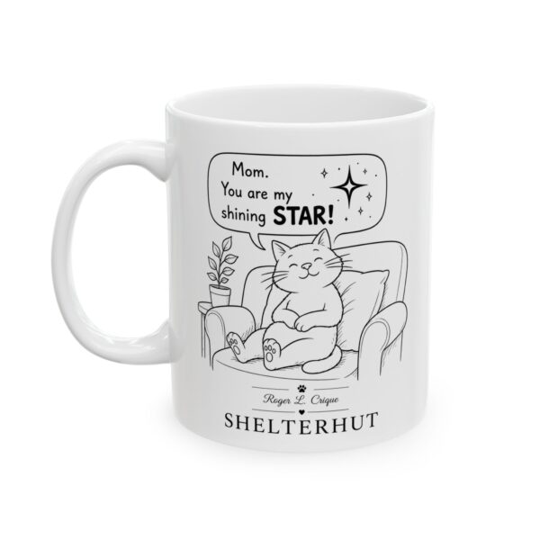 10544089727850806216_2048.jpeg Roger L. Crique Mom You're My Star Pet Square Ceramic Mug