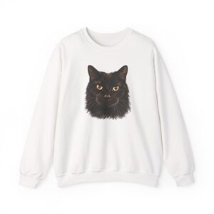 10985463091495601303_2048.jpeg Bella Black Cat Art Crewneck Sweatshirt | Shelterhut