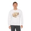 Ayiko White Cat Art Crewneck Sweatshirt | Shelterhut