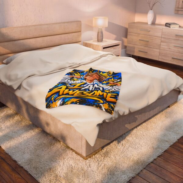 12665545035425787745_2048.jpeg I Am Awesome by Roger L. Crique Art Throw Blanket | Shelterhut
