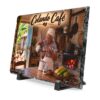 Roger L. Crique Dominican Kitchen Slate Desk Plaque | Colando Café