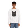 Bella Black Cat Art Crewneck Sweatshirt | Shelterhut