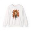 444 Flame Spirit Art Crewneck Sweatshirt | Shelterhut