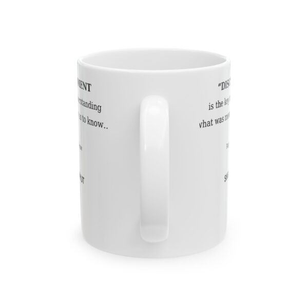 15087179263679265227_2048.jpeg Roger L. Crique Discernment Quote Ceramic Mug