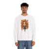 444 Flame Spirit Art Crewneck Sweatshirt | Shelterhut