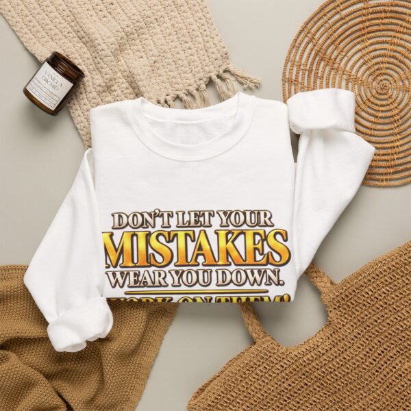 Don’t Let Your Mistakes Wear You Down by Roger L. Crique Art Hoodie | Shelterhut
