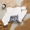 Anti Social One O One Art Crewneck Sweatshirt | Shelterhut