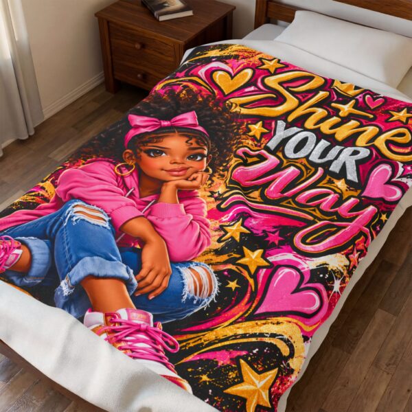 Shine Your Way by Roger L. Crique Art Throw Blanket | Shelterhut