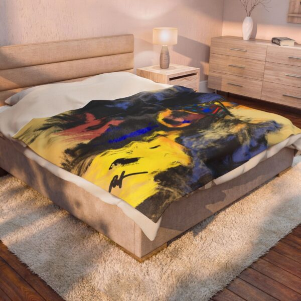 4277660953361398339_2048.jpeg Between Two Worlds – Velveteen Plush Blanket by Roger L. Crique Art Throw