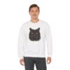 Bella Black Cat Art Crewneck Sweatshirt | Shelterhut