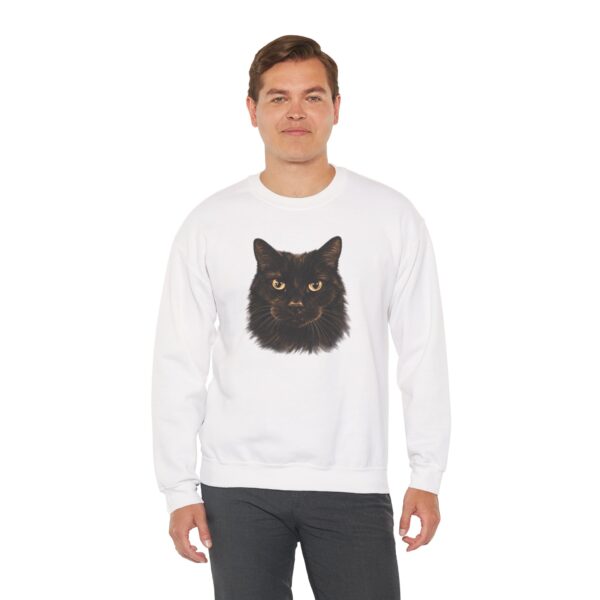 Bella Black Cat Art Crewneck Sweatshirt | Shelterhut