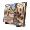 Roger L. Crique Heritage Collection Slate Desk Plaque | Montando Patineta y Barquitos en la Cuneta