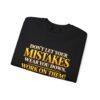 Don’t Let Your Mistakes Wear You Down by Roger L. Crique Art Hoodie | Shelterhut