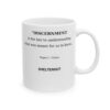 7128049159926962745_2048.jpeg Roger L. Crique Discernment Quote Ceramic Mug