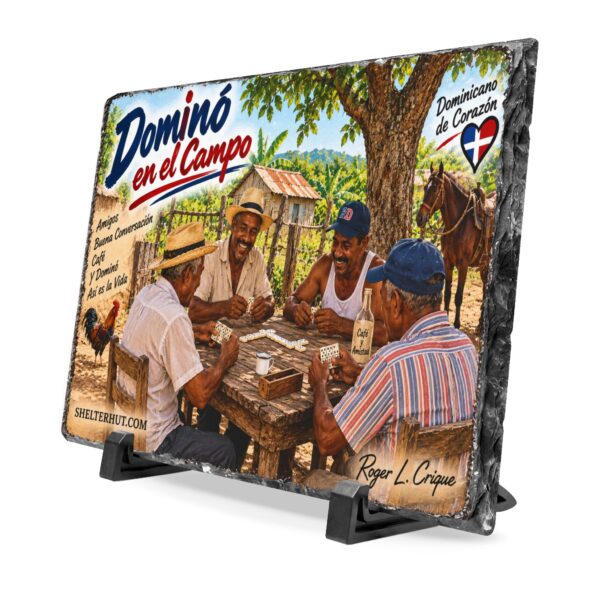 7993280266779714086_2048.jpeg Roger L. Crique Dominican Heritage Slate Desk Plaque | Dominó en el Campo