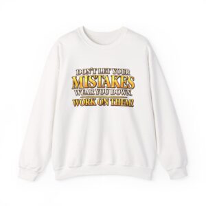 8151077519805518935_2048.jpeg Don’t Let Your Mistakes Wear You Down by Roger L. Crique Art Hoodie | Shelterhut
