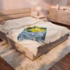 12209902592850872012_2048.jpeg Beyond the Clouds – Velveteen Plush Art Blanket by Roger L. Crique
