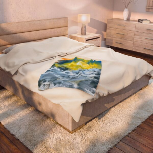 12209902592850872012_2048.jpeg Beyond the Clouds – Velveteen Plush Art Blanket by Roger L. Crique