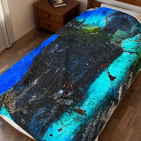12298972889359442878_2048.jpeg Visions in Three I – Velveteen Plush Art Throw by Roger L. Crique | Shelterhut