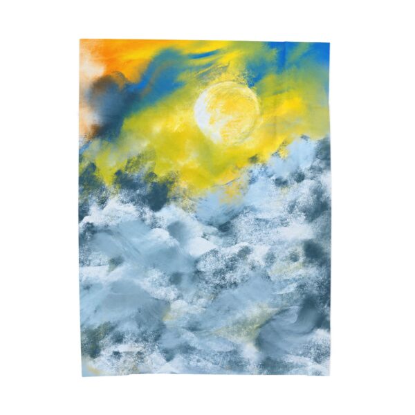 12997208351125531861_2048.jpeg Beyond the Clouds – Velveteen Plush Art Blanket by Roger L. Crique