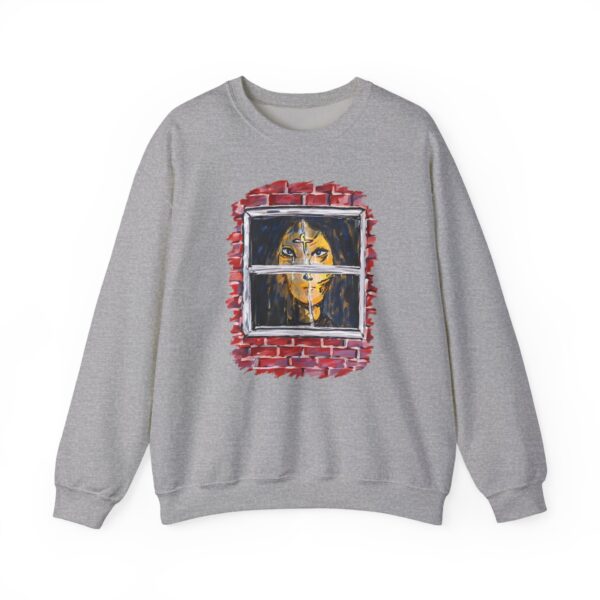 Behind the Window Art Crewneck Sweatshirt | Shelterhut