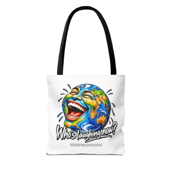 14725059739582729850_2048.jpeg Roger L. Crique | Who's Laughing Now? Artistic World Tote Bag