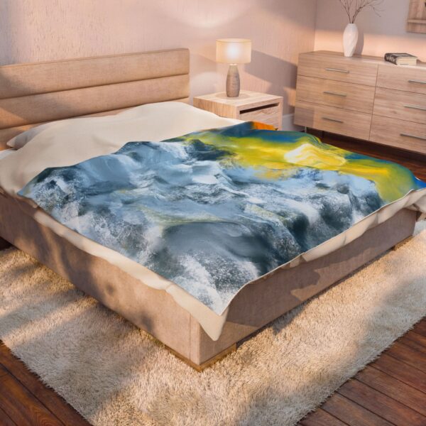 14810701799237341798_2048.jpeg Beyond the Clouds – Velveteen Plush Art Blanket by Roger L. Crique