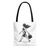 Roger L. Crique | Walk in Style – Elegant Fashion Silhouette Tote Bag