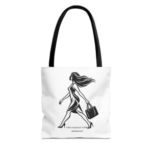 Roger L. Crique | Walk in Style – Elegant Fashion Silhouette Tote Bag