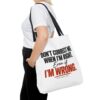 1669420890649539746_2048-1.jpeg Roger L. Crique | Don't Correct Me When I'm Right – Funny Statement Tote Bag