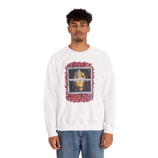 Behind the Window Art Crewneck Sweatshirt | Shelterhut