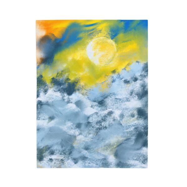 18345892850735351913_2048.jpeg Beyond the Clouds – Velveteen Plush Art Blanket by Roger L. Crique