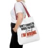 2828745893039131299_2048-1.jpeg Roger L. Crique | Don't Correct Me When I'm Right – Funny Statement Tote Bag