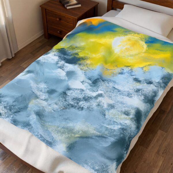 3690031834583068565_2048.jpeg Beyond the Clouds – Velveteen Plush Art Blanket by Roger L. Crique