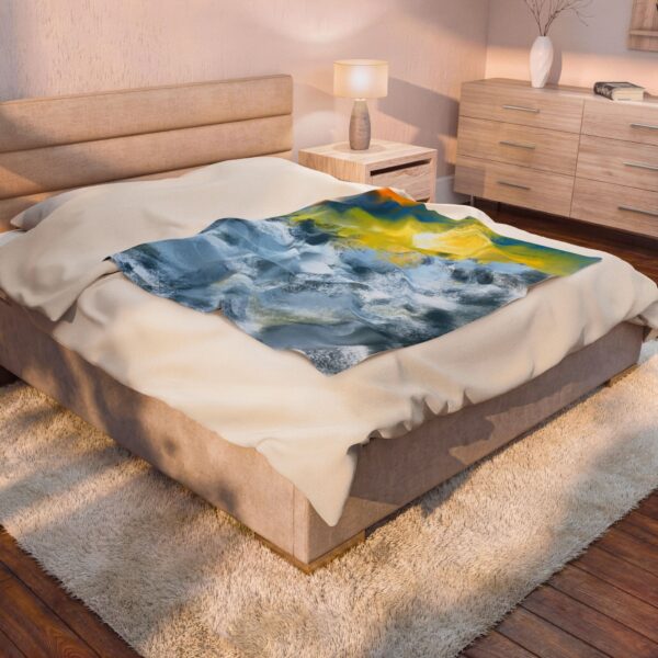 7765906623587257991_2048.jpeg Beyond the Clouds – Velveteen Plush Art Blanket by Roger L. Crique