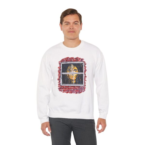 Behind the Window Art Crewneck Sweatshirt | Shelterhut